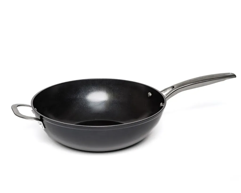 [Q1128507] Qoozi Home Wok aluminium 32cm PEPPE (Q1128507)